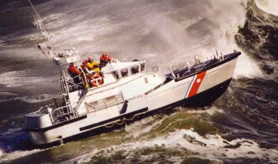 Coast Guard 47 footer underway.