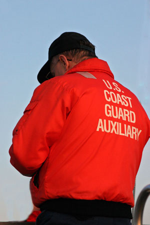 Auxilliary Member on patrol