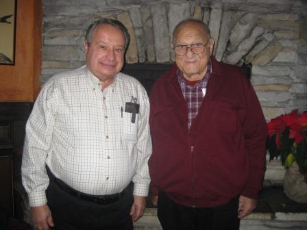 Pat Fiumara and Leon Zois receive 35 year award