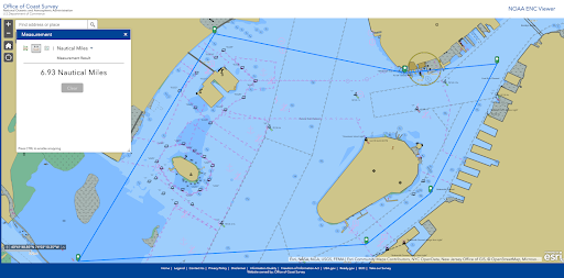 NOAA Office of Coast Survey Aids to Navigation Map 5