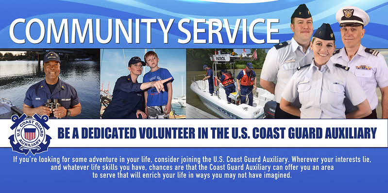 Auxiliary Community Service Banner