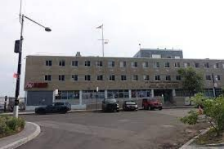 Coast Guard Battery Building Location Front Entrance View
