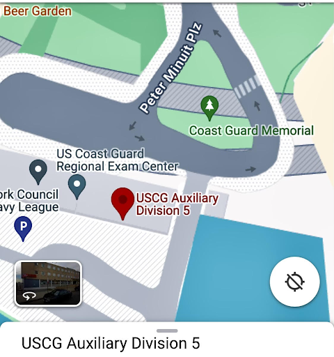 Coast Guard Battery Building Location Map