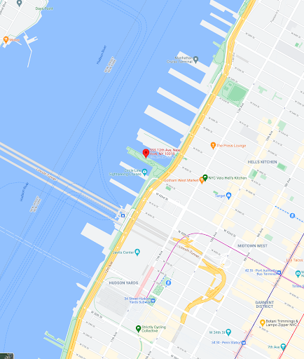 Pier 84 Location Map