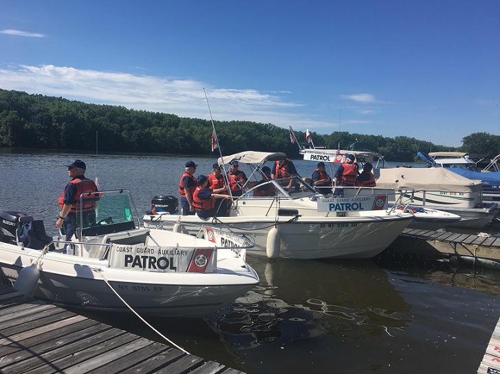 USCG Auxiliary Albany Mohawk River Training