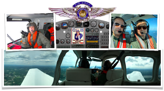 Images of Aux Air Crew in a Plane