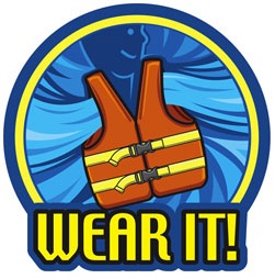 Life Jacket Wear It Campaign Stamp