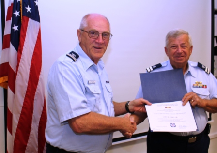 This is to certify that the Commandant of the United States Coast Guard has awarded the Coast Guard Sustained Auxiliary Service Award to John R. Umbel, SR. for superior performance of duty from 3/31/2015 to 04/30/2016 service in excess of 4128 cumulative hours authorized to wear the sustained Auxiliary Service Award ribbon Signed T.A. Gunter, Commander, U.S. Coast Guard, Director of Auxiliary, D5-NR.