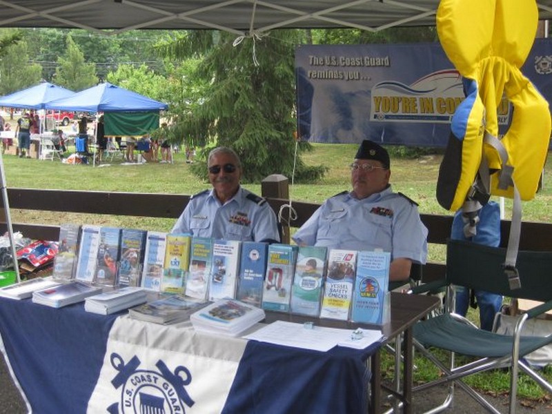 Our tent at local boat show