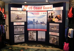 Coast Guard public affairs display booth