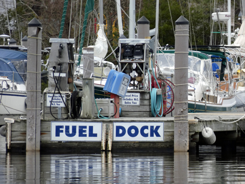Fuel Dock Closed After Hurricane Flo 2018 photo by TJ Bendicksen