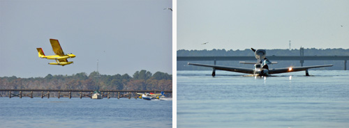 Seaplanes In Neuse River photos by TJ Bendicksen