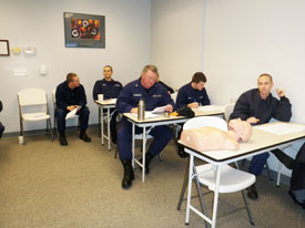 Joint class with Coast Guard