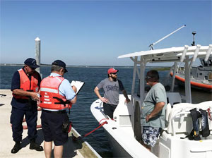 Vessel Safety Check at CG Station