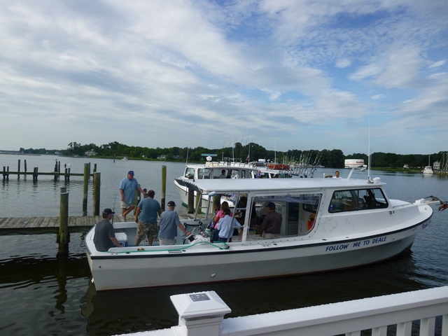 Wounded Warriors Aboard Vessel