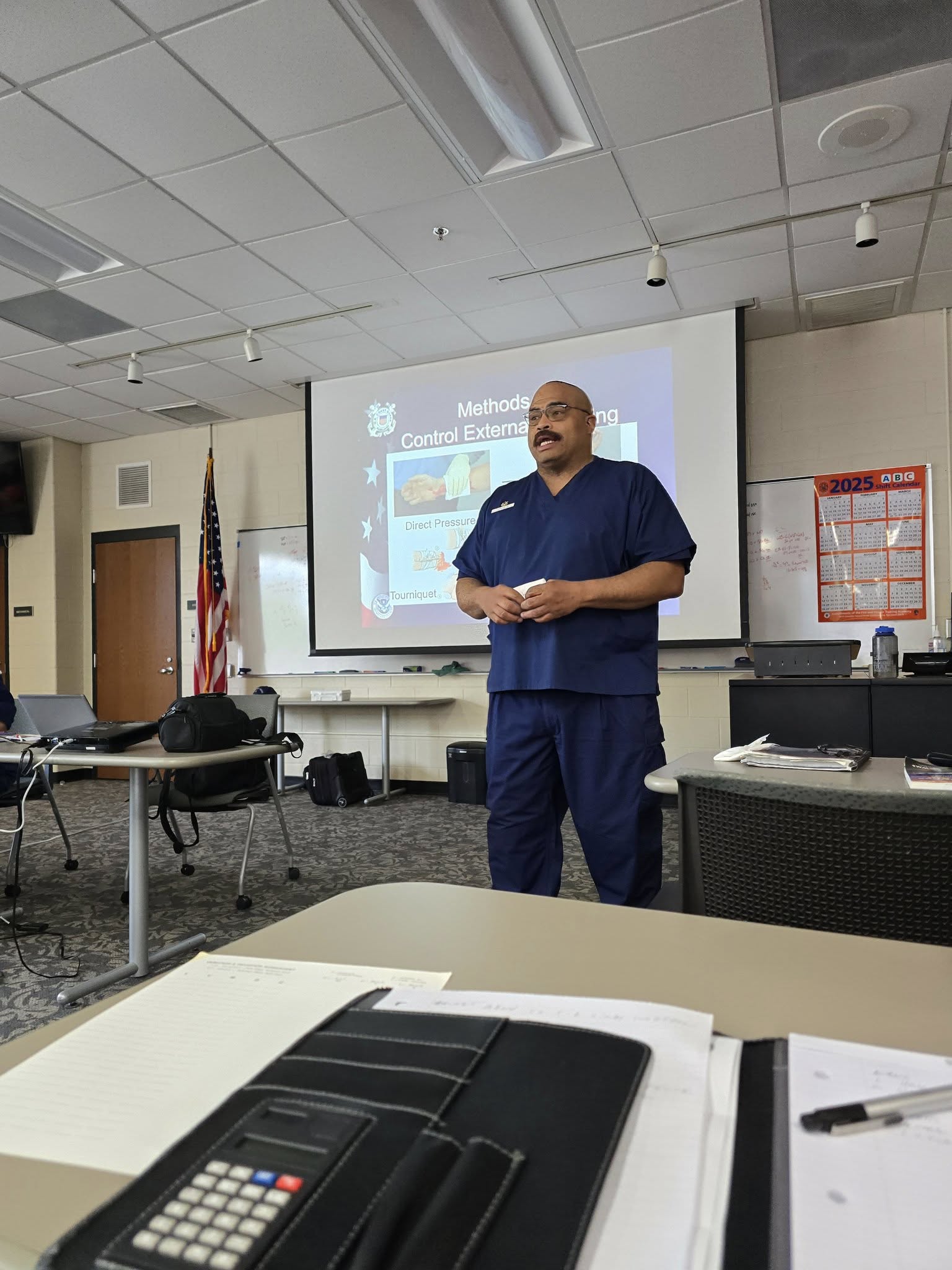 FSO-FC Julius Jackson Teaches Basic First Aid 