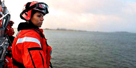 Coast Guardsman on Watch