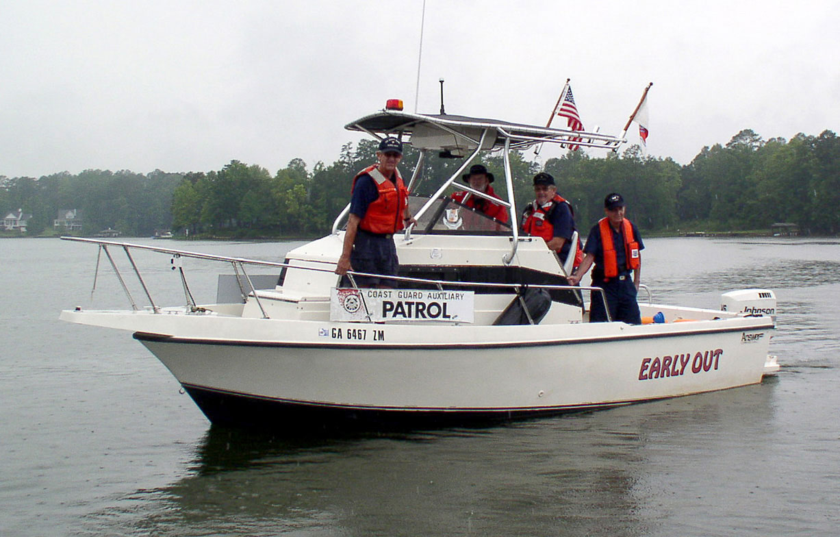 OPFAC Early Out patrolling Lake Sinclair