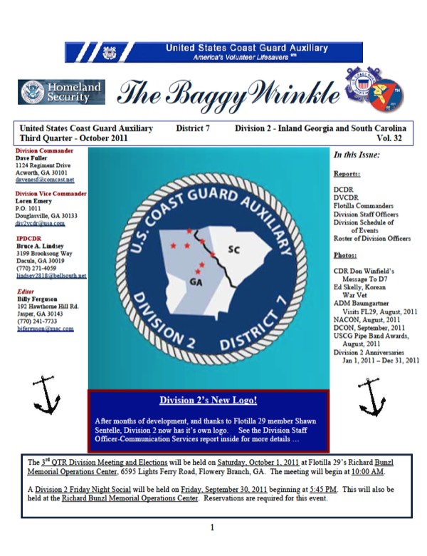 BaggyWrinkle Newsletter