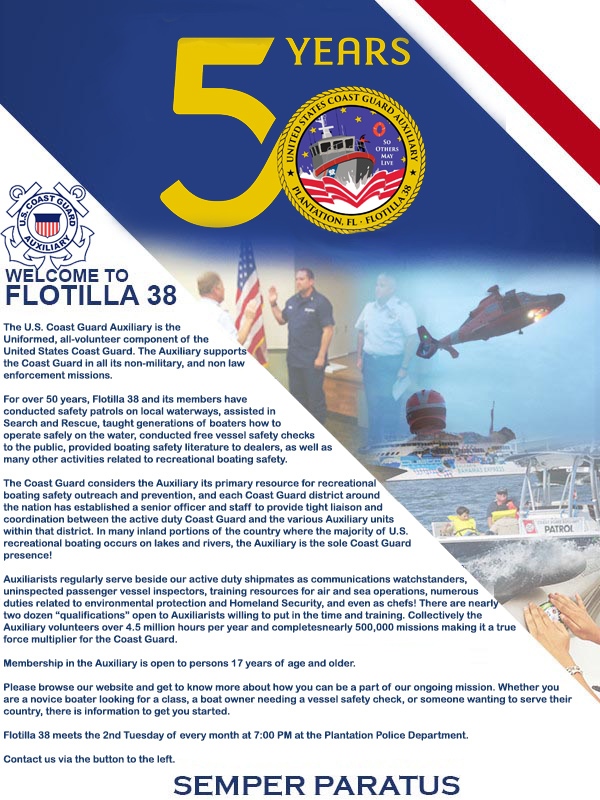 Flotilla 38 50th splash