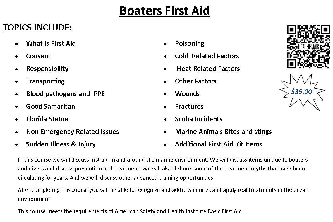 boating first aid