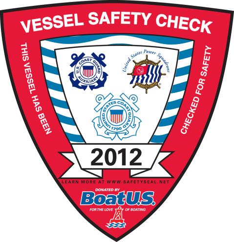 Vessel Safety Check Decal