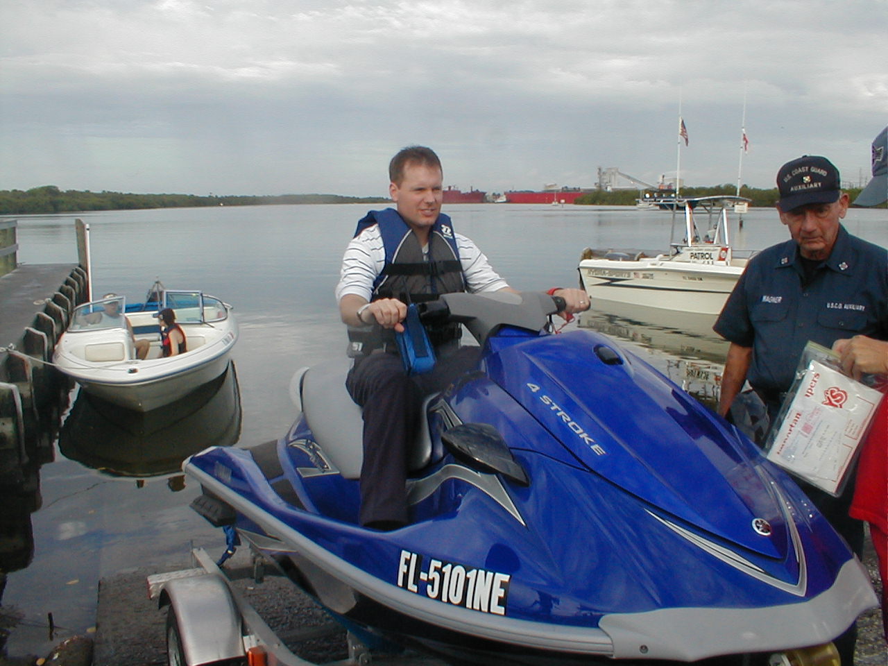 Vessel Safety Exam on PWC at Williams Park