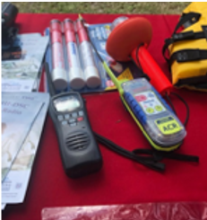 We also teach equipment that is recommended for safe boating