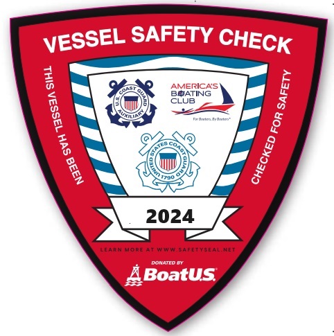 2023 Vessel Safety Check Decal