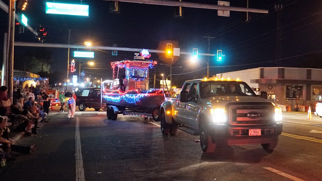 Christmas Parade - Coast Guard Boat