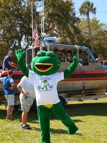 Kids Fishing event mascot