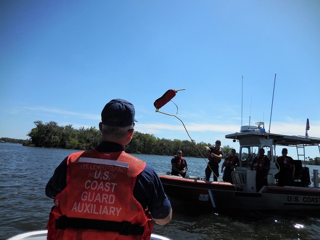 Station Yankeetown and Auxiliary on the water training