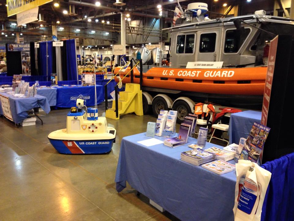 US Coast Guard display set-up