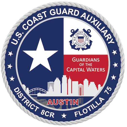 U.S. Coast Guard Auxiliary Crew on Rescue Patrol