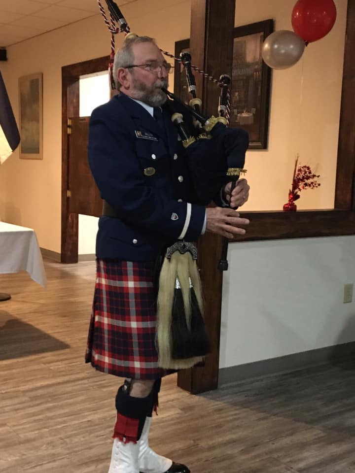 Bag Pipes at Change of Watch