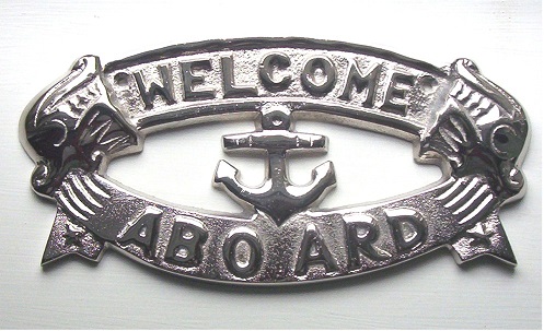 Welcome Aboard Oval