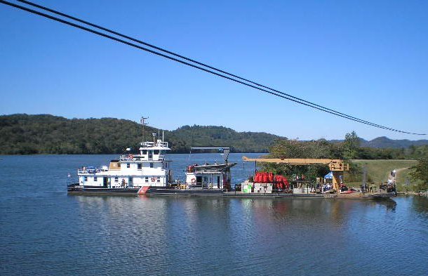 Coast Guard Bouy Tender at Granville, Tennessee