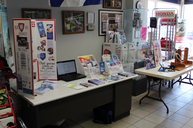 Brochure Display Table