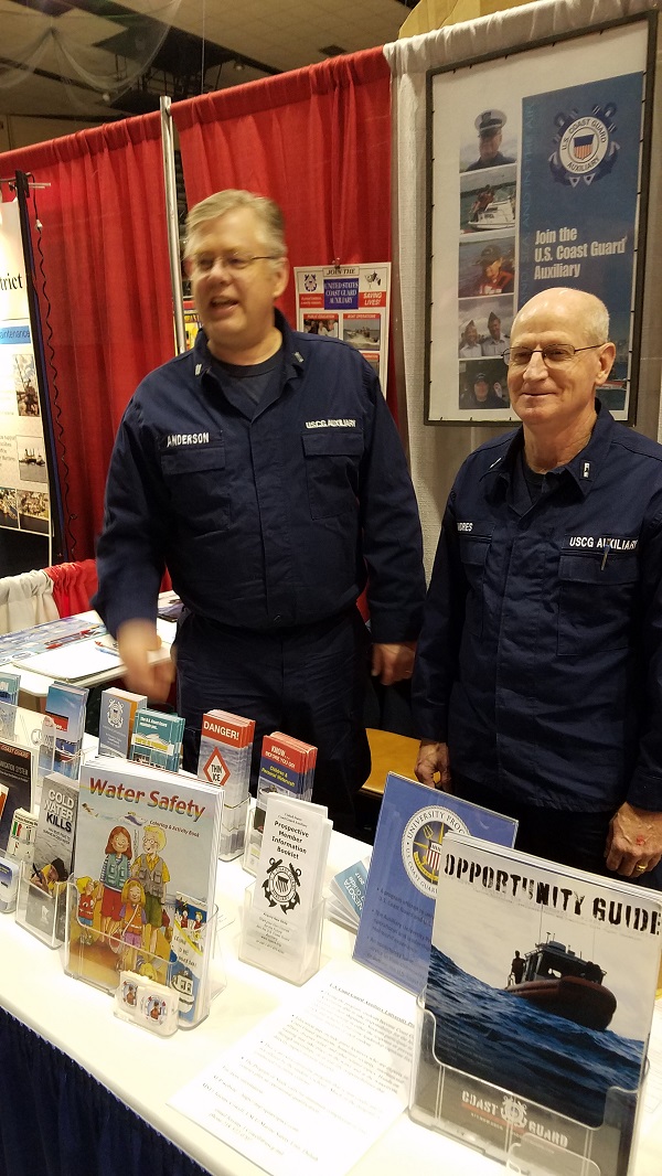 Working the 2017 Boat Show
