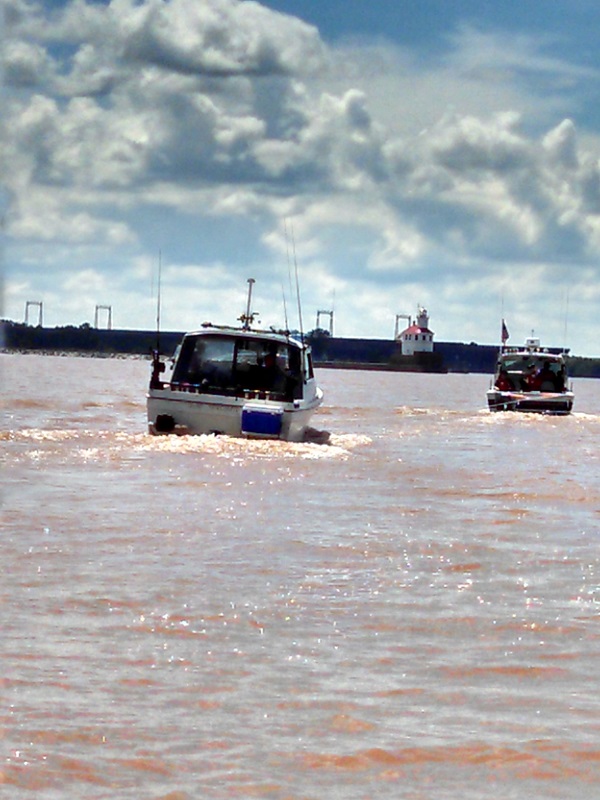 Training session turned serious - towing disabled boat