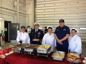 AUX chefs at Station Duluth Change of Command