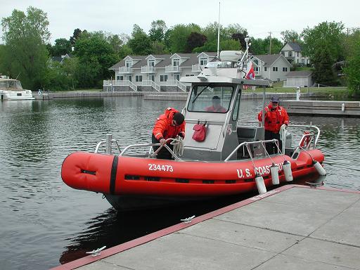 Photo of a Coast Guard boat