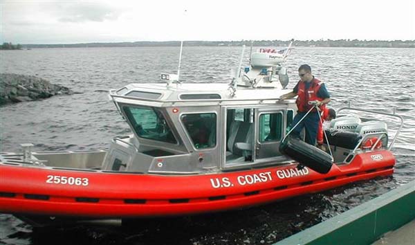 Small Coast Guard boat