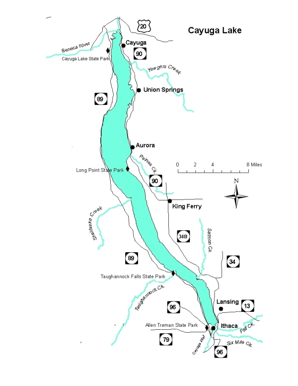 Keuka Lake Depth Chart