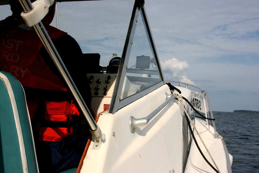 Underway, enroute to Frenchman's Island