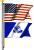 US Flag over USCG AUX flag