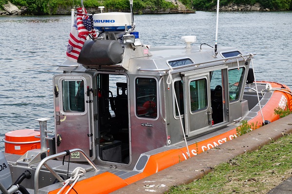 uscg boat docked