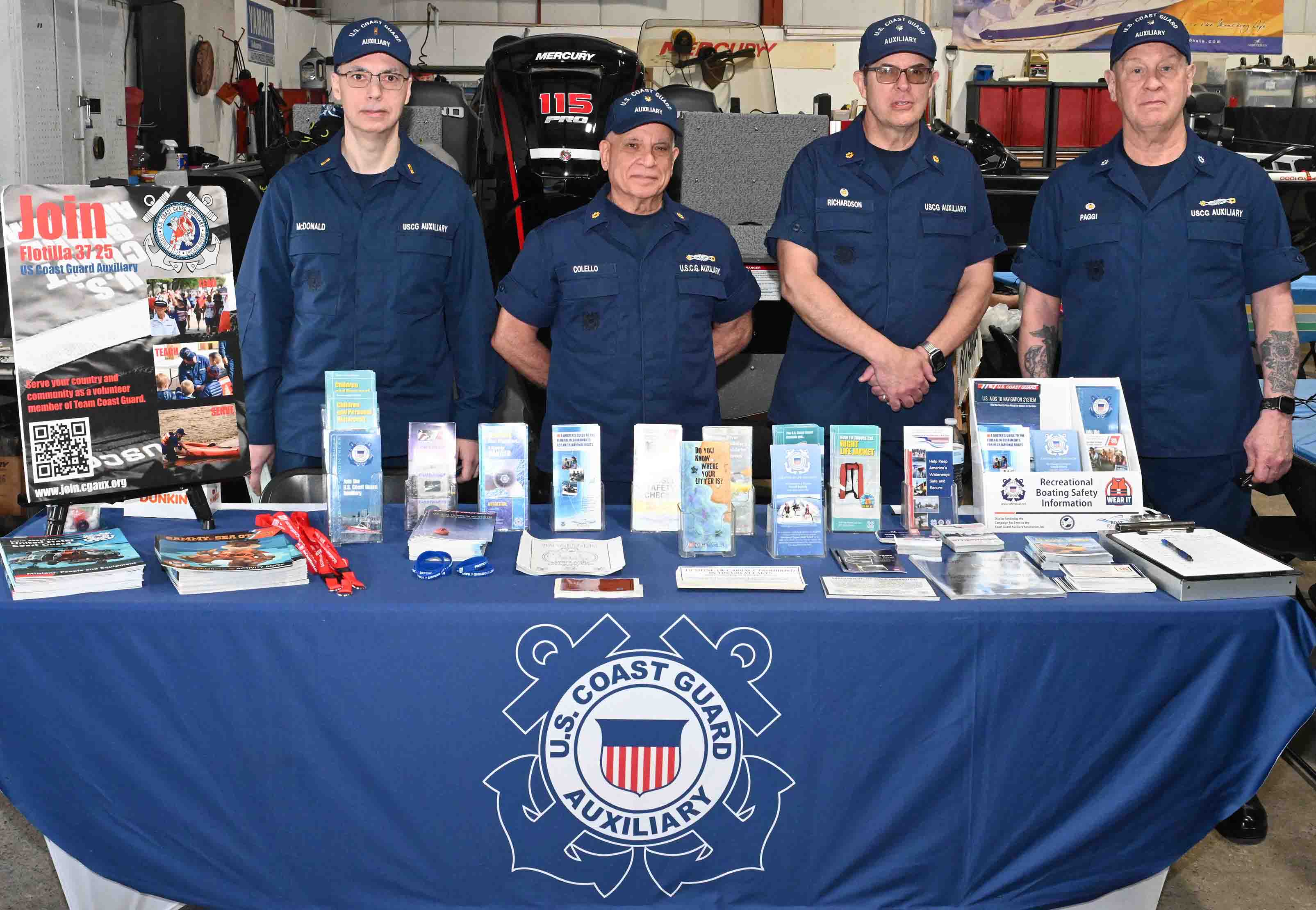 Public Affairs table at Water Werks in Country Club Hills, IL on March 29, 2025