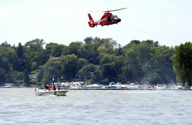 Operations Training on fox lake Boat Picture 