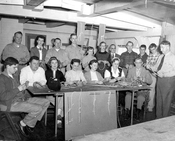 Flotilla 24-1's First Boating Safety Class - 1955